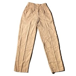 Vintage women’s 70s happy legs khaki trouser pants size 7